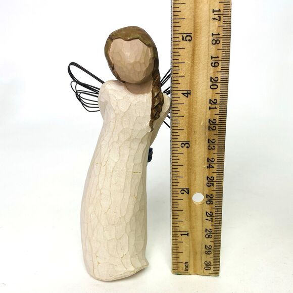 Vintage Willow Tree Angels Lot of 4 Susan Lordi Praying Holding Cat Book Braid - Picture 13 of 16